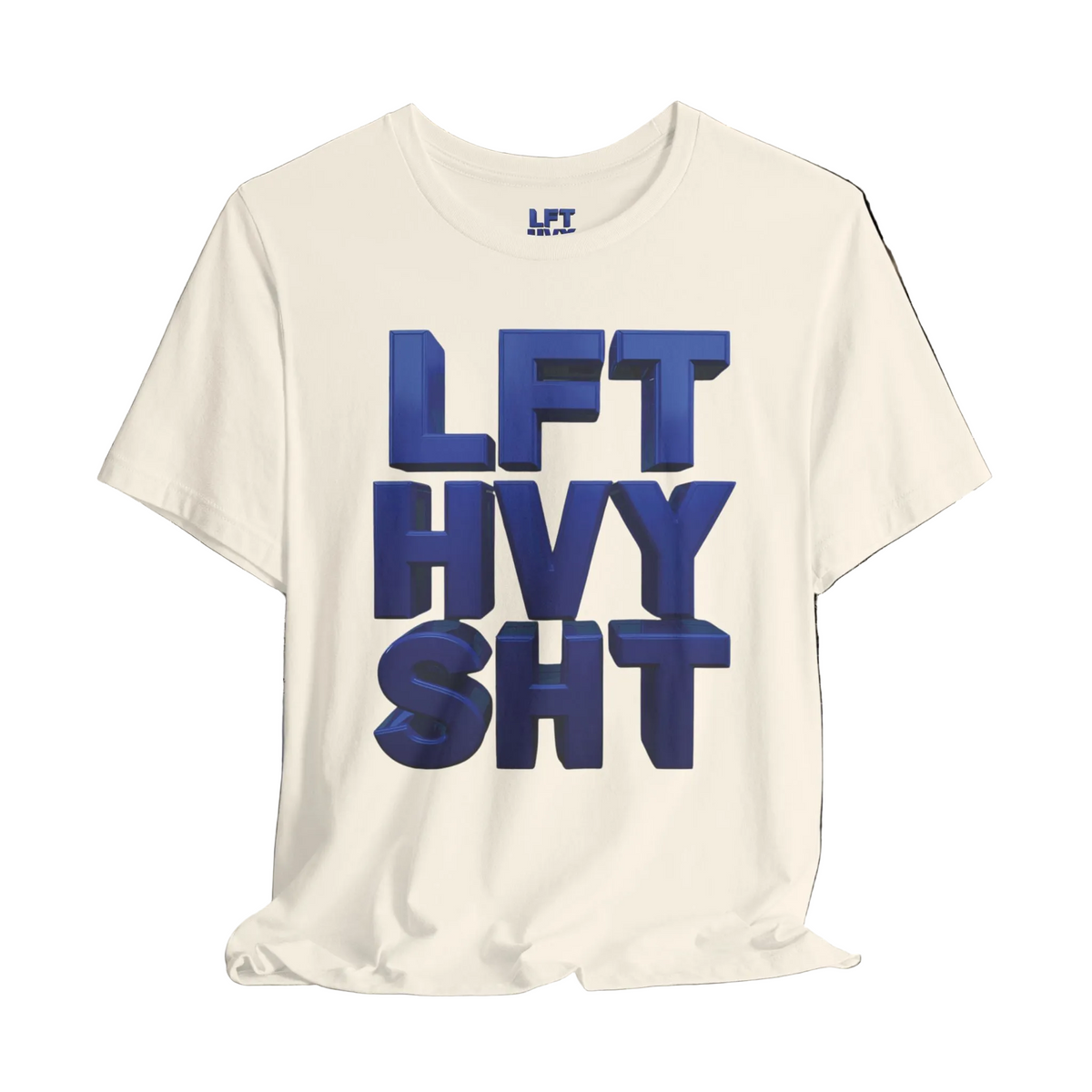 Lift Heavy Shit Gym T-Shirt - Bold 3D Weightlifting Tee - Unisex Fitness Apparel