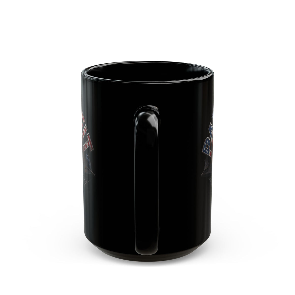 Patriot Fit Life Halloween Mug - Haunted Graveyard Flag Design | 11oz & 15oz