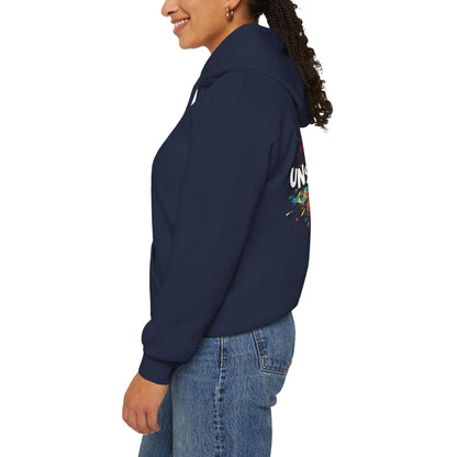 Unstoppable! Paint Splash Hoodie - Motivational Graphic Sweatshirt - Unisex Pullover - S-5XL