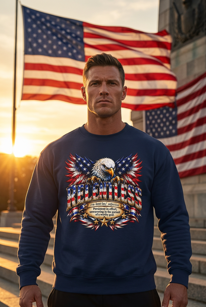 Relentless Eagle Definition Crewneck Sweatshirt - Patriot Fit Life