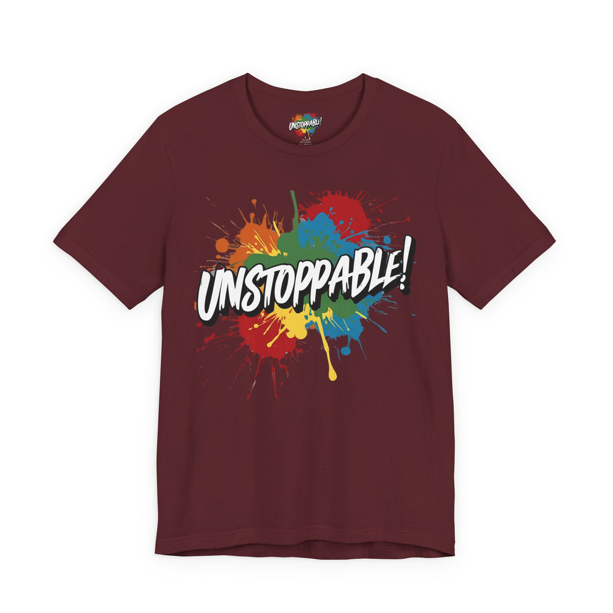 Unstoppable Vintage Retro T-Shirt - Motivational Graphic Tee - Unisex Casual Shirt