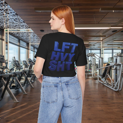 Lift Heavy Shit Gym T-Shirt - Bold 3D Weightlifting Tee - Unisex Fitness Apparel