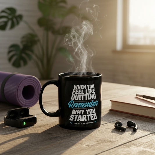 Remember Why You Started Motivational Mug (11oz/15oz)