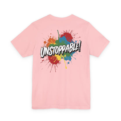 Unstoppable Vintage Retro T-Shirt - Motivational Graphic Tee - Unisex Casual Shirt