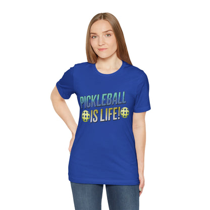 Pickleball Is Life T-Shirt - Funny Pickleball Tee - Unisex Court Sports Shirt