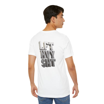 Lift Heavy Shit - LFT HVY SHT - 3D Gym T-Shirt - Bold Weightlifting Tee