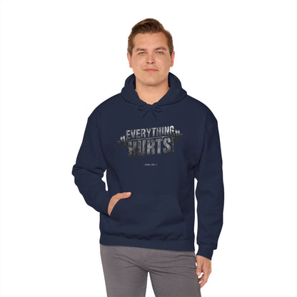 Everything Hurts! Gym Life Workout Hoodie - Funny Fitness Sweatshirt - Barbell Design - S-5XL