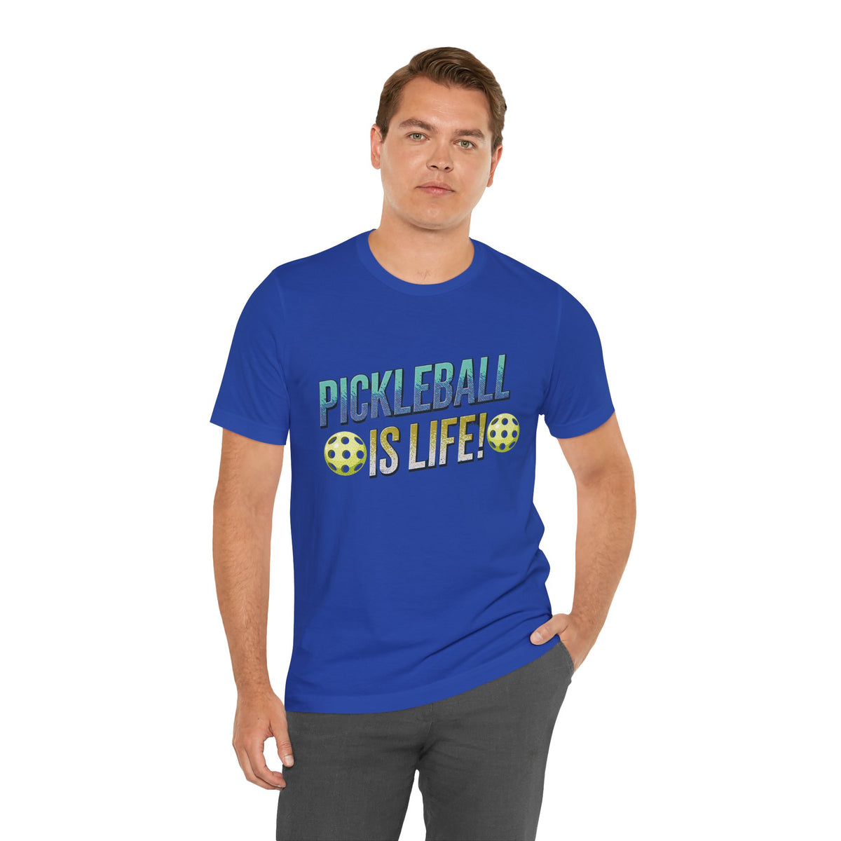 Pickleball Is Life T-Shirt - Funny Pickleball Tee - Unisex Court Sports Shirt