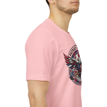 Patriot Fit Life Bald Eagle T-Shirt - American Flag Graphic Tee - Unisex Workout Shirt