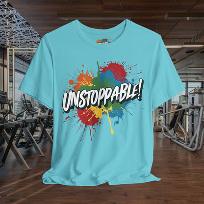 Unstoppable Vintage Retro T-Shirt - Motivational Graphic Tee - Unisex Casual Shirt