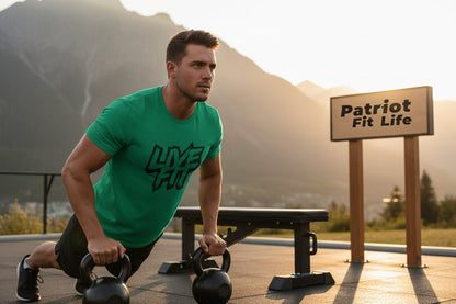 LIVE FIT Unisex Jersey Tee - Premium Fitness Shirt