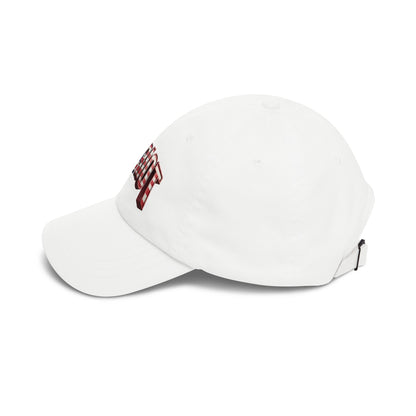 Patriot Fit Life Dad Cap - 3D Arched American Flag 'PATRIOT' Graphic | Adjustable One Size