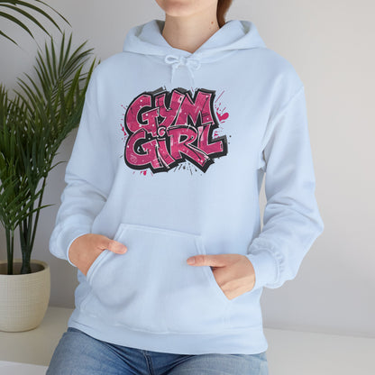 Stylish Gym Girl Print Hoodie - Women's Fitness Sweatshirt - Athletic Pullover - S-5XL
