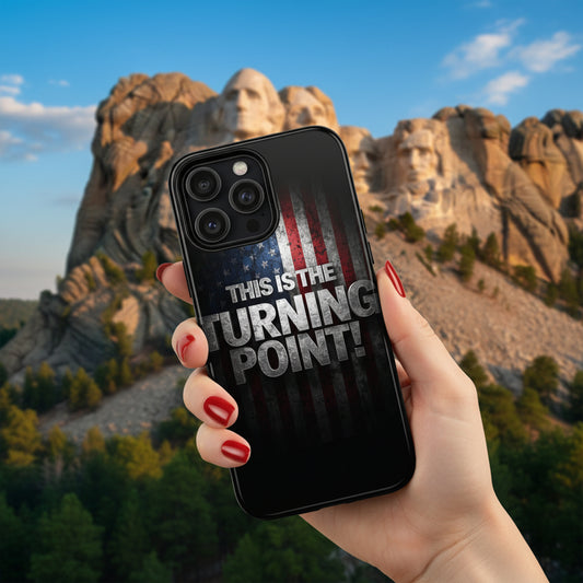 The Turning Point Phone Case - Patriotic American Flag Design - Protective Cover