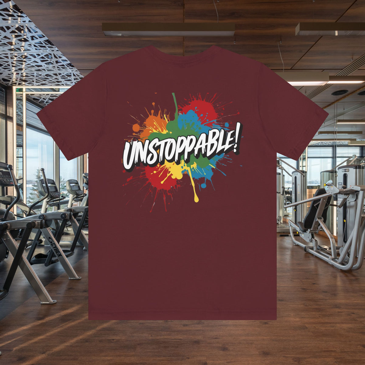 Unstoppable Vintage Retro T-Shirt - Motivational Graphic Tee - Unisex Casual Shirt