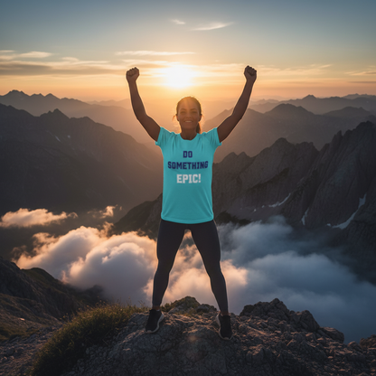 Do Something Epic! Motivational T-Shirt - Inspirational Fitness Tee - Unisex XS-4XL