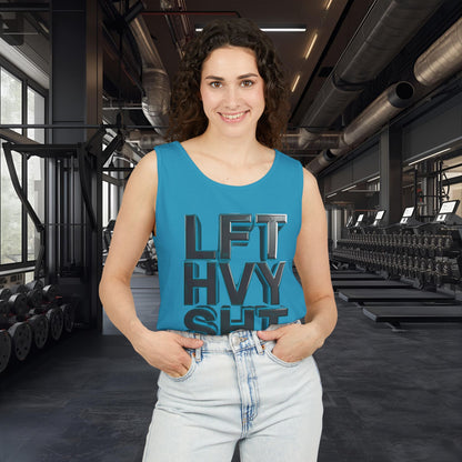 Lift Heavy Shit - LFT HVY SHT - Tank Top - Gym Workout Fitness Tank - Unisex XS-2XL