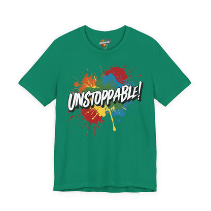 Unstoppable Vintage Retro T-Shirt - Motivational Graphic Tee - Unisex Casual Shirt