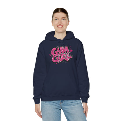 Stylish Gym Girl Print Hoodie - Women's Fitness Sweatshirt - Athletic Pullover - S-5XL