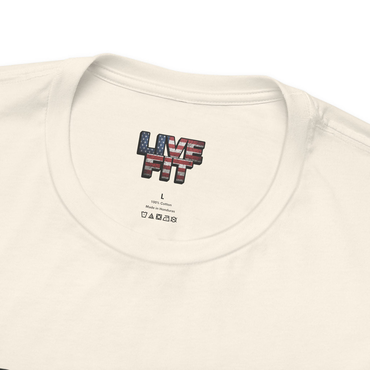 LIVE FIT Patriotic T-Shirt - American Flag Red White Blue - Unisex Fitness Tee