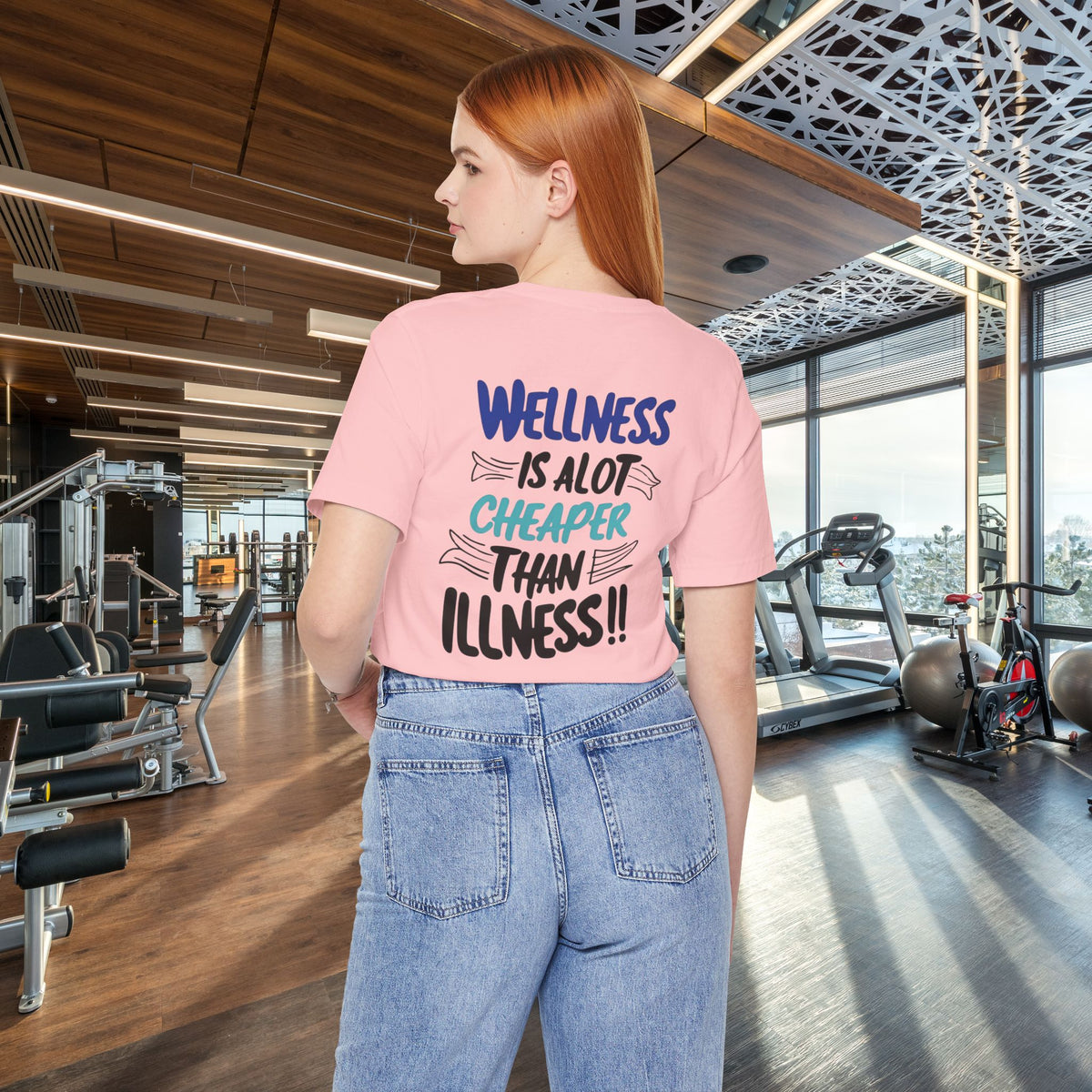 Wellness Is A Lot Cheaper Than Illness - Wellness Awareness T-Shirt - Unisex S-3XL