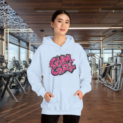Stylish Gym Girl Print Hoodie - Women's Fitness Sweatshirt - Athletic Pullover - S-5XL