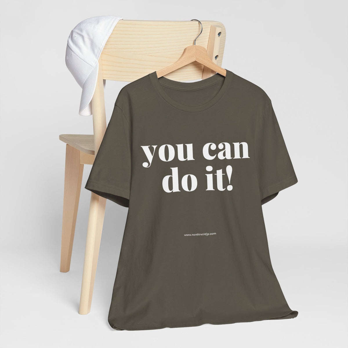 You Can Do It! Motivational T-Shirt - Inspirational Fitness Tee - Unisex XS-4XL