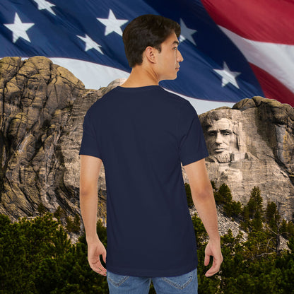 USA Red White Blue - American Flag T-Shirt - Patriotic Unisex Tee - S-3XL