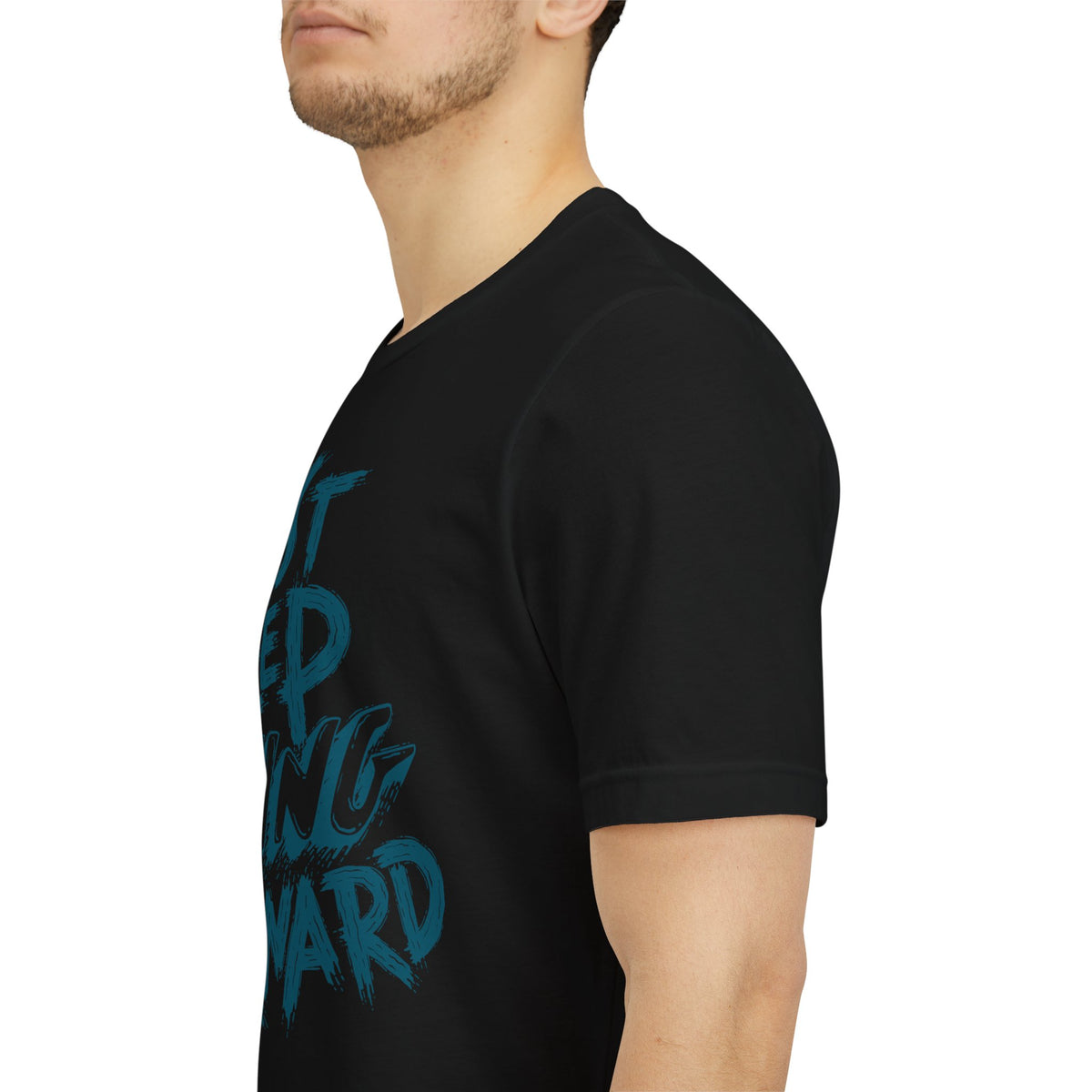 Just Keep Moving Forward - Motivational T-Shirt - Inspirational Fitness Tee - Unisex
