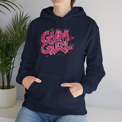 Stylish Gym Girl Print Hoodie - Women's Fitness Sweatshirt - Athletic Pullover - S-5XL
