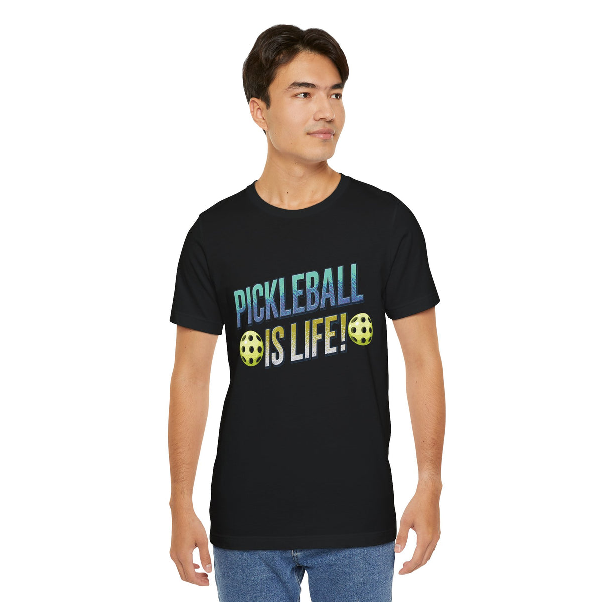 Pickleball Is Life T-Shirt - Funny Pickleball Tee - Unisex Court Sports Shirt