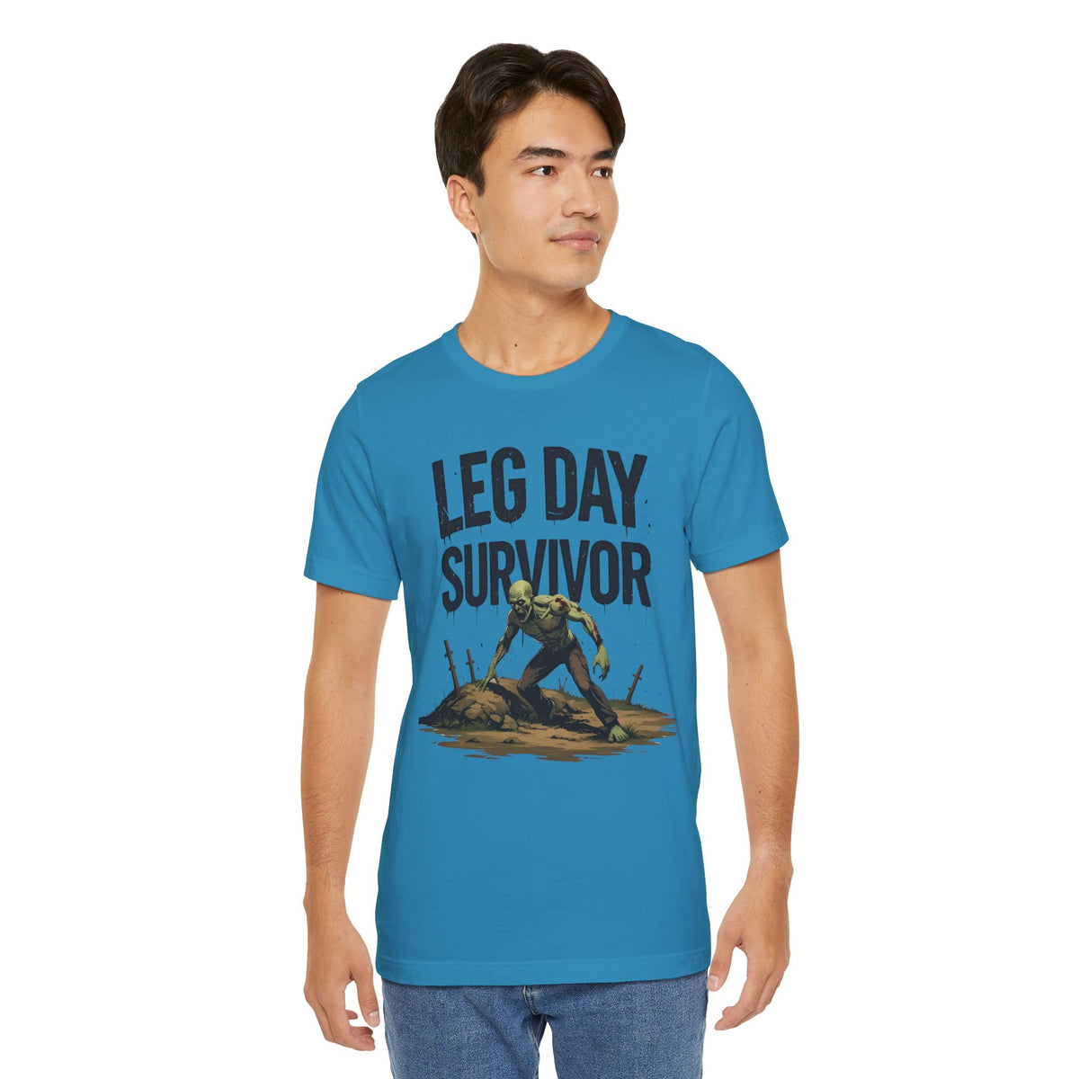 Leg Day Survivor Tee - Fitness Shirt - Workout Apparel - Gym Gift - Unisex Graphic Tee - Funny T-shirt