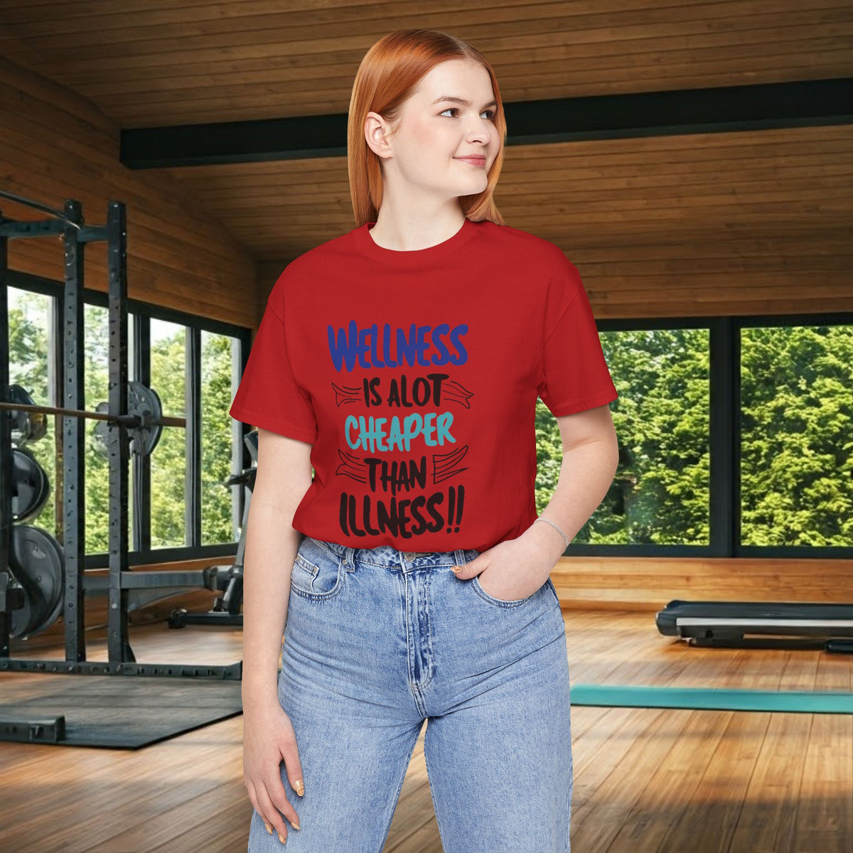 Wellness Is A Lot Cheaper Than Illness - Wellness Awareness T-Shirt - Unisex S-3XL
