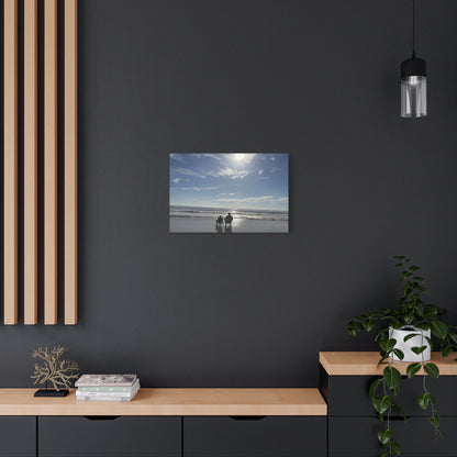Beach Day Canvas Wall Art - Coastal Home Decor - Ocean Landscape - Serene Beach Print - 16 Sizes Available