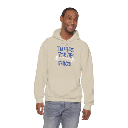 I'm Here For The Gainz! Gym Hoodie - Unisex Fitness Sweatshirt - Workout Hoodie - S-5XL