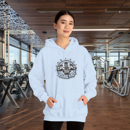 Muscles Loading Please Wait - Motivational Fitness Hoodie - Gym Sweatshirt - Unisex S-5XL