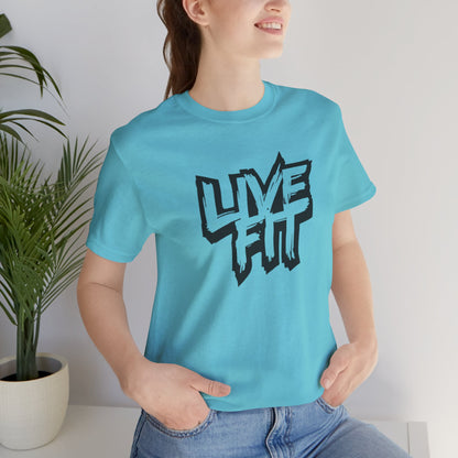 LIVE FIT Unisex Jersey Tee - Premium Fitness Shirt