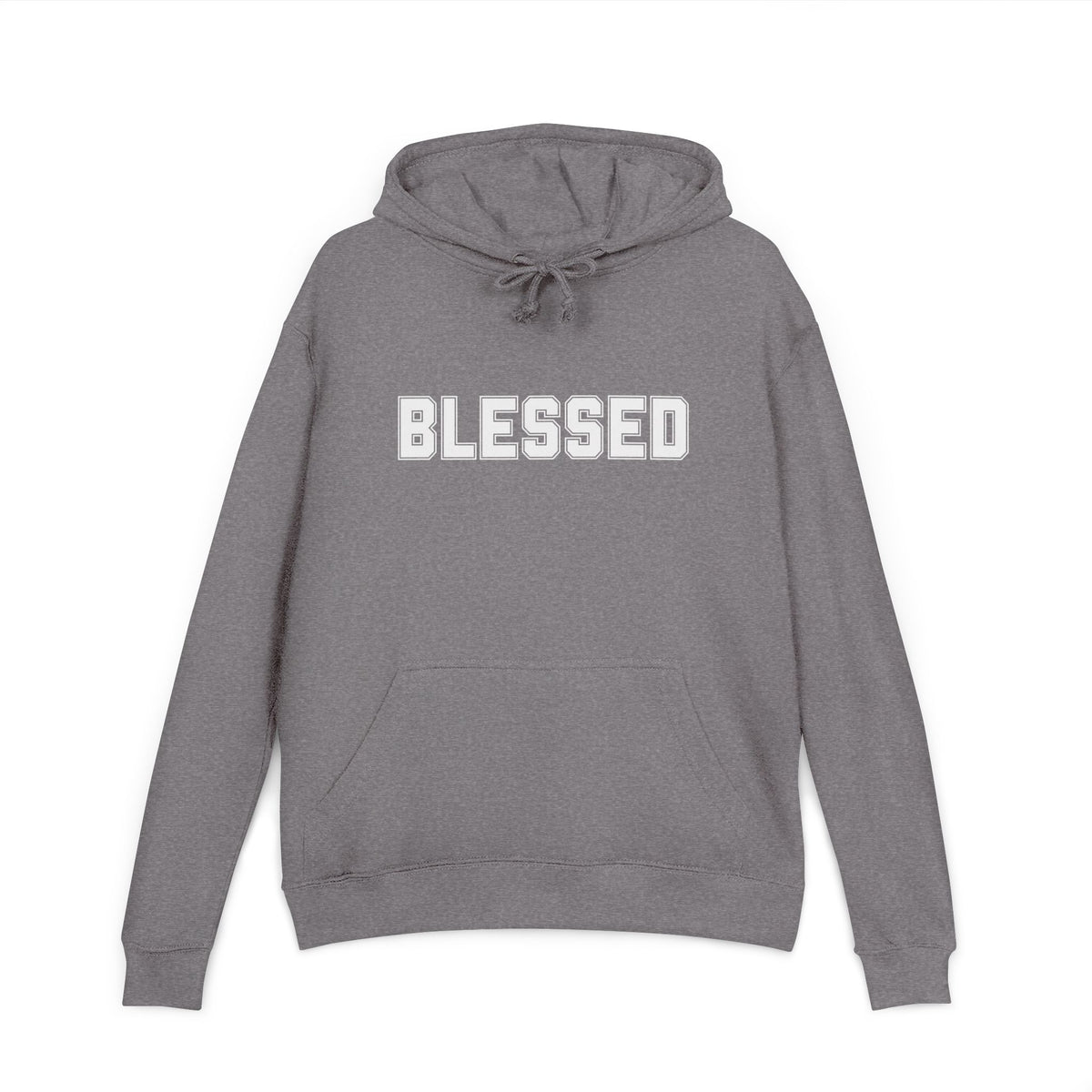 Blessed Hoodie - Cozy French Terry Pullover - Faith Graphic Sweatshirt - Unisex S-5XL
