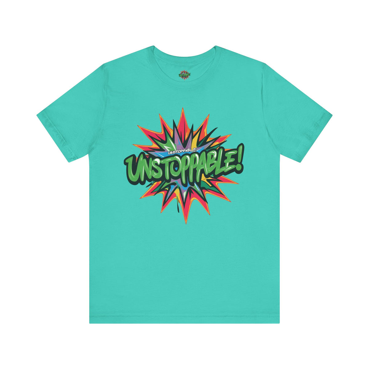 Unisex Jersey Tee - Unstoppable Graphic Design Shirt - Motivation and Fitness