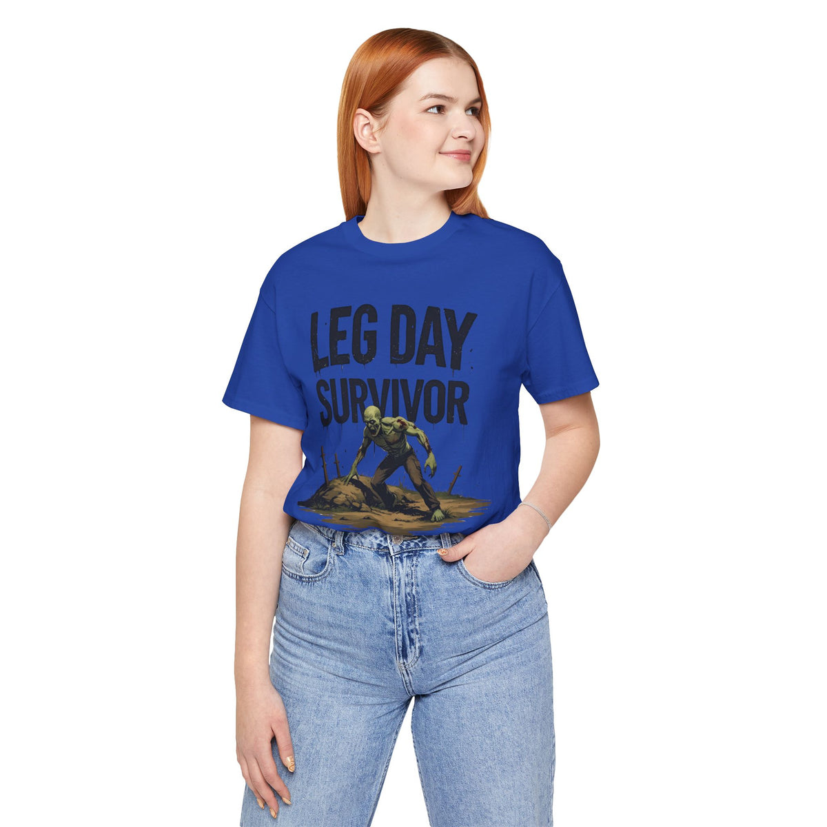 Leg Day Survivor Tee - Fitness Shirt - Workout Apparel - Gym Gift - Unisex Graphic Tee - Funny T-shirt