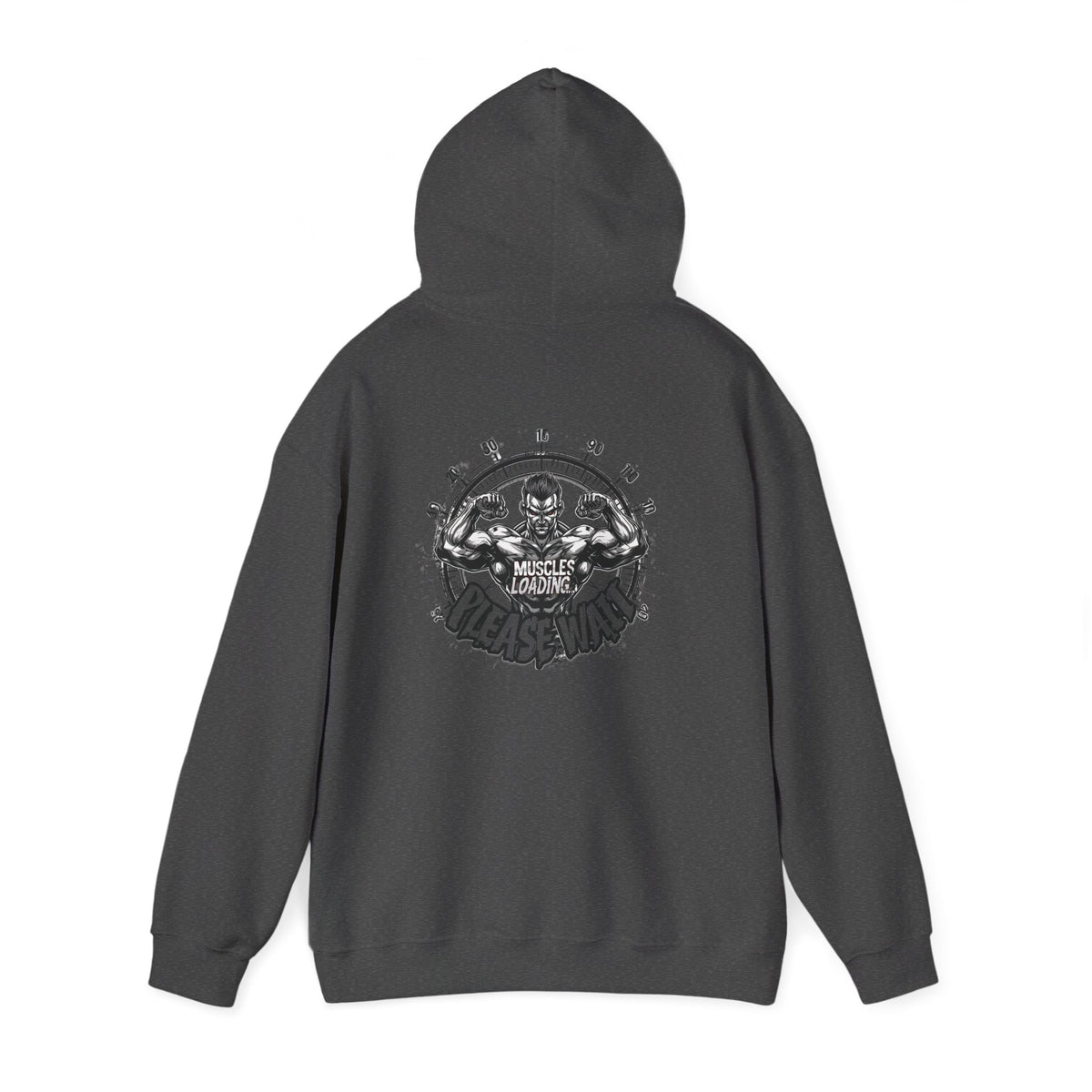 Muscles Loading Please Wait - Motivational Fitness Hoodie - Gym Sweatshirt - Unisex S-5XL