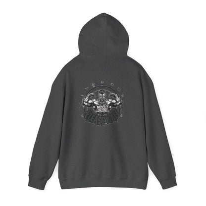 Muscles Loading Please Wait - Motivational Fitness Hoodie - Gym Sweatshirt - Unisex S-5XL