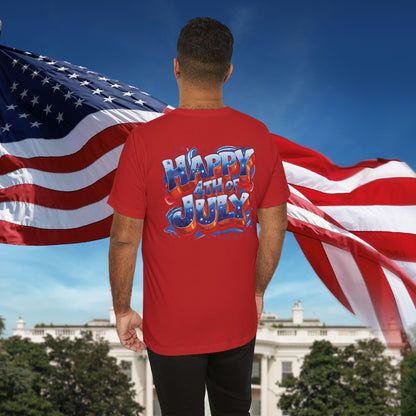 Happy 4th of July T-Shirt - Independence Day Bald Eagle - American Flag Graphic Tee