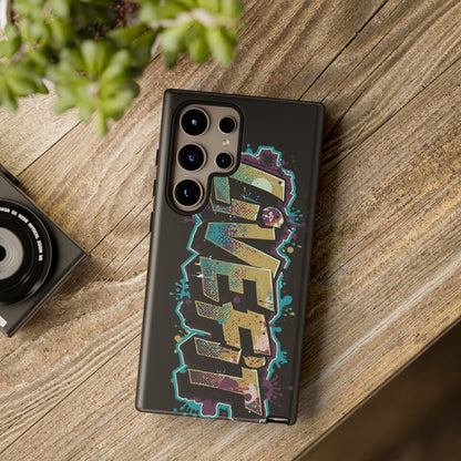 Stylish - Live Fit - Tough Phone Cases - Smartphone Protection - Multiple Sizes - Holiday Gift - Birthday Gift - Fitness