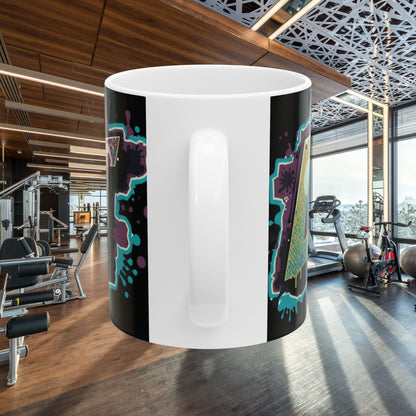 Live Fit White Ceramic Mug (11oz/15oz)
