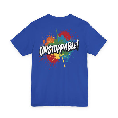 Unstoppable Vintage Retro T-Shirt - Motivational Graphic Tee - Unisex Casual Shirt