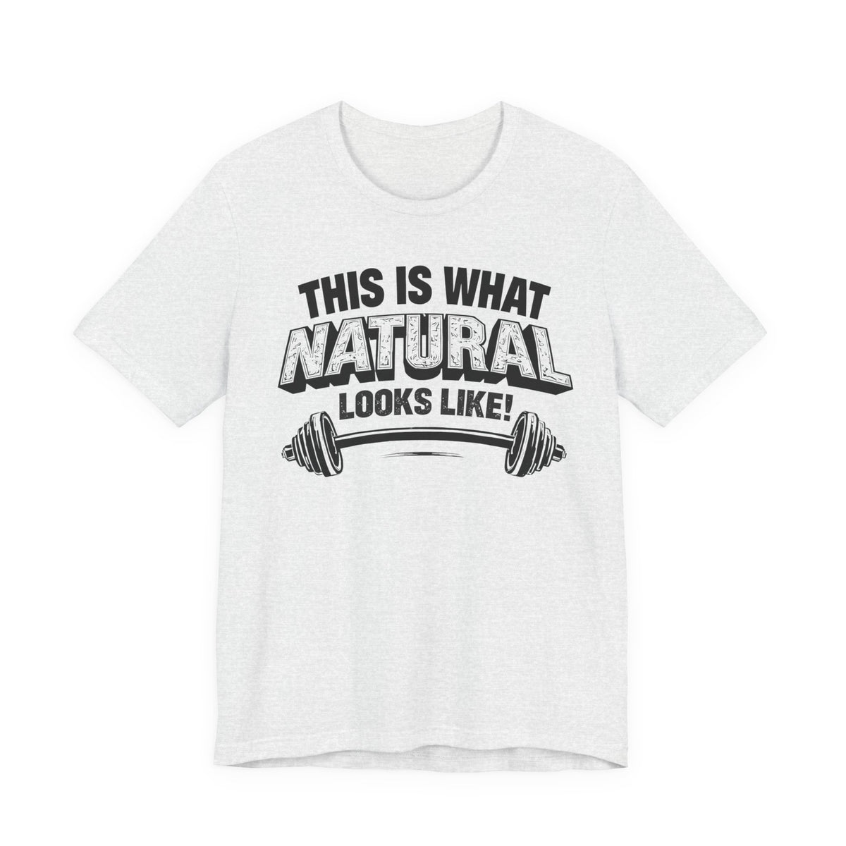 Natural Looks Weightlifting Tee | Gym Graphic T-Shirt