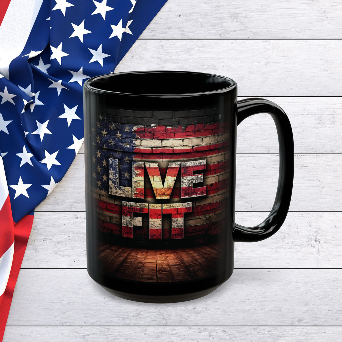 LIVE FIT Patriotic Mug (11oz/15oz)