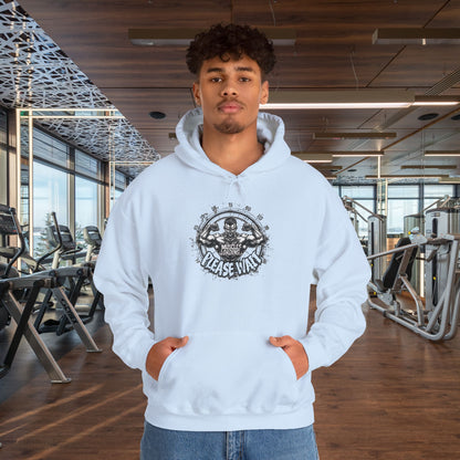 Muscles Loading Please Wait - Motivational Fitness Hoodie - Gym Sweatshirt - Unisex S-5XL