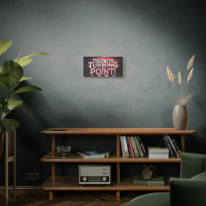 This Is The Turning Point! Canvas Wall Art - Patriotic American Flag - Red White Blue - Gallery Wrapped - 36 Sizes